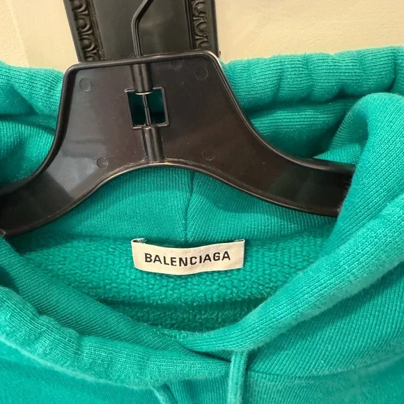 Balenciaga Crest Logo Oversized Hoodie
